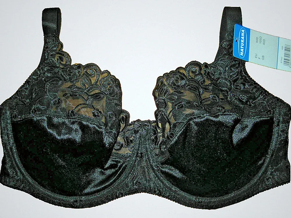 Schöner BH, Spitze, Bügel, Naturana, Gr. 90D, neu!
