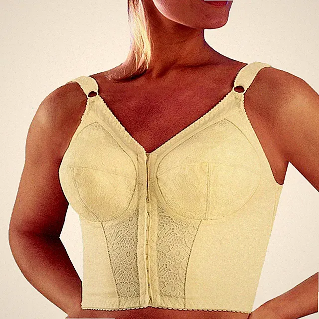 Scudotex Bustier-BH in Übergröße, Körbchengröße C, Champagner Beje
