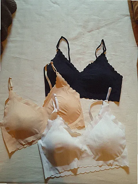 Seamless BH Set Drei Stück Nahtlos Stretch