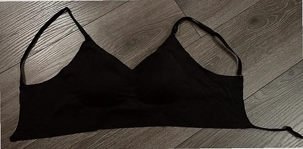 Seemless BH mit tiefem Rückenausschnitt, Gr. XL-XXL, schwarz