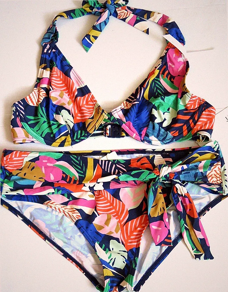 Set Esprit Gr. 40 / 80 Cup C Triangel Bügel-BH unwattiert und Slip Bikini