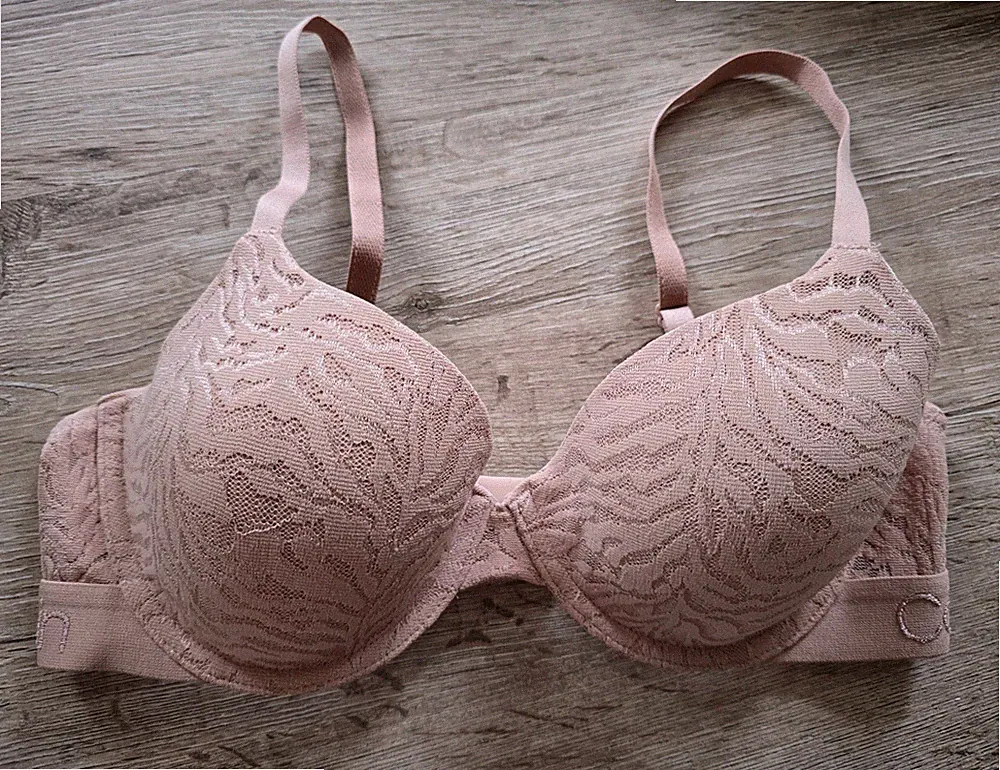 SEXY: CALVIN KLEIN unterlegter Bügel-BH, Gr. 70 D, beige, NEU+ETIKETT 49,90