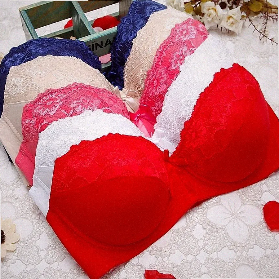 Sexy Full-Cup-Dessous Push-up gepolsterter Bügel-BH Trägerloser Multiway-BH