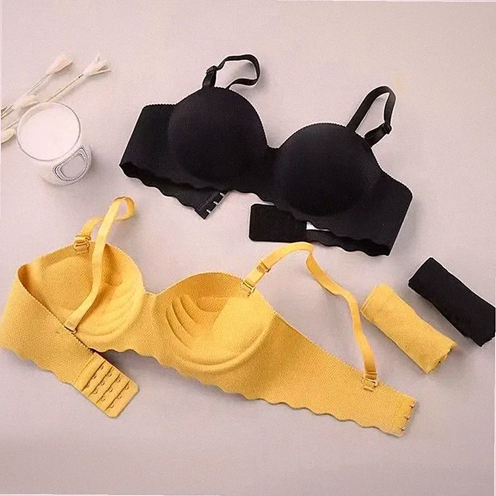 Sexy nahtlose Unterwäsche wandelbare Träger Push Up BHs für Damen Dessous
