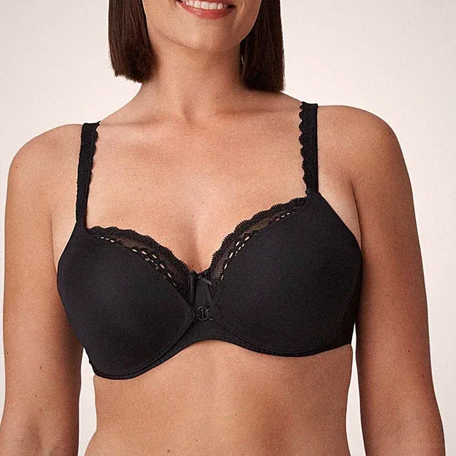 SEXY: Prima Donna Twist I DO unterlegter Still-BH 0141608, Gr. 85 E,schwarz,NEU