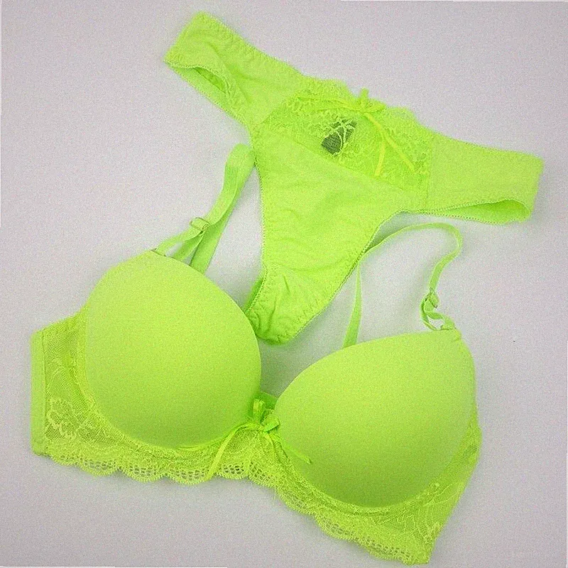 Sexy Spitzen-BH-Set Damen Unterwäsche Dessous Push-Up-BH Luxus-Set 75-90 B-F