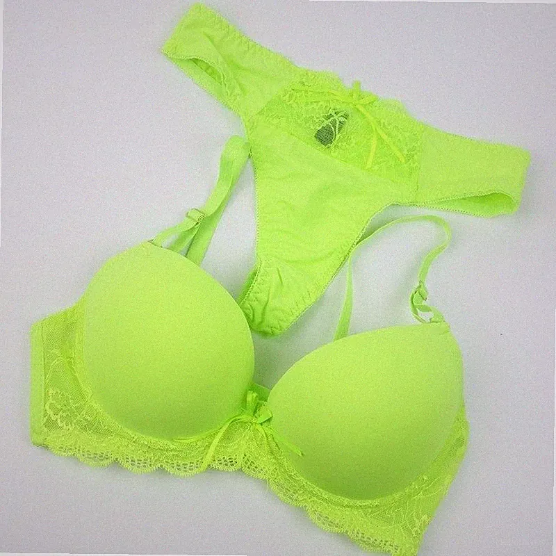Sexy Spitzen-BH-Set Damen Unterwäsche Dessous Push-Up-BH Luxus-Set 75-90 B-F