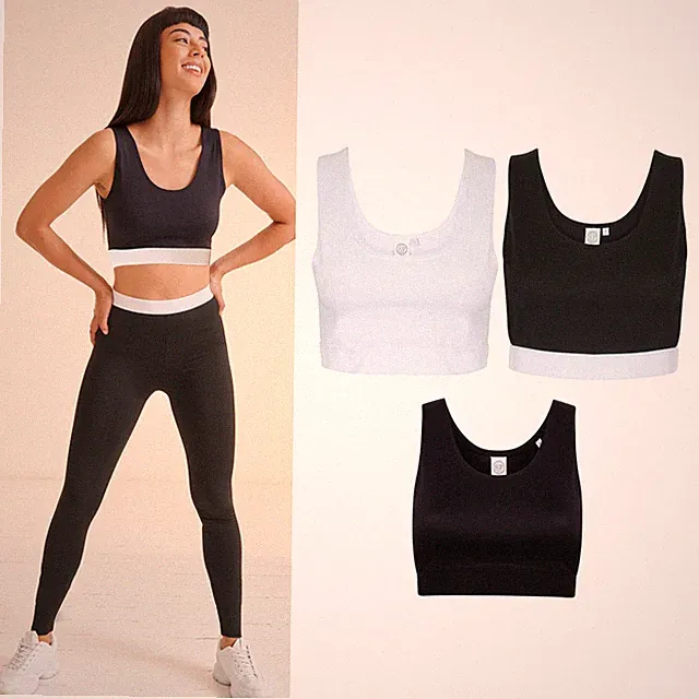 SF Frauen Mode Ernte top sk236 - Yoga-Studio aktivewear Sport-BH