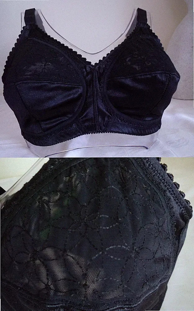 Sg ohne Bügel Große Größe Satin Schwarz Mütze E T 105 110 125