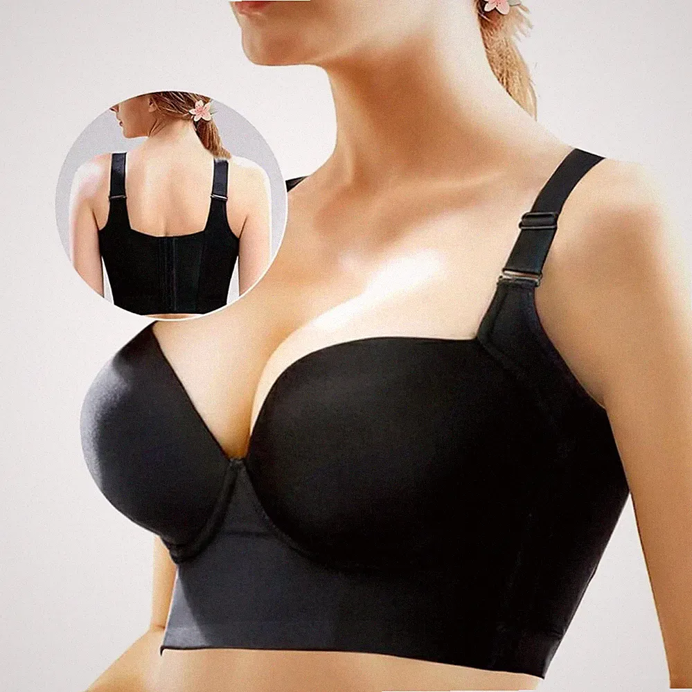 Shapewear-Bh Rückenglättender Push-Up-Bh Breitband-Bhs Für Rückenfett Usa