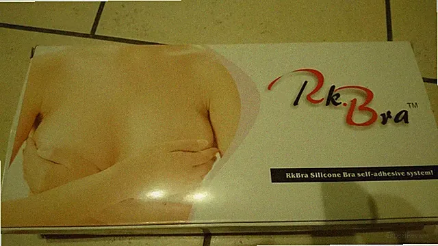 Silikon Klebe BH Bra trägerlos rückenfrei unsichtbar dick dünn nude neu OVP