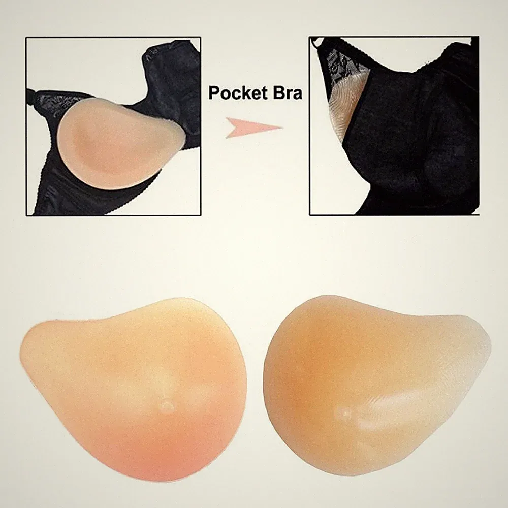 Silikonbrust Bildet Mastektomie BH Pads Einsätze , A B C