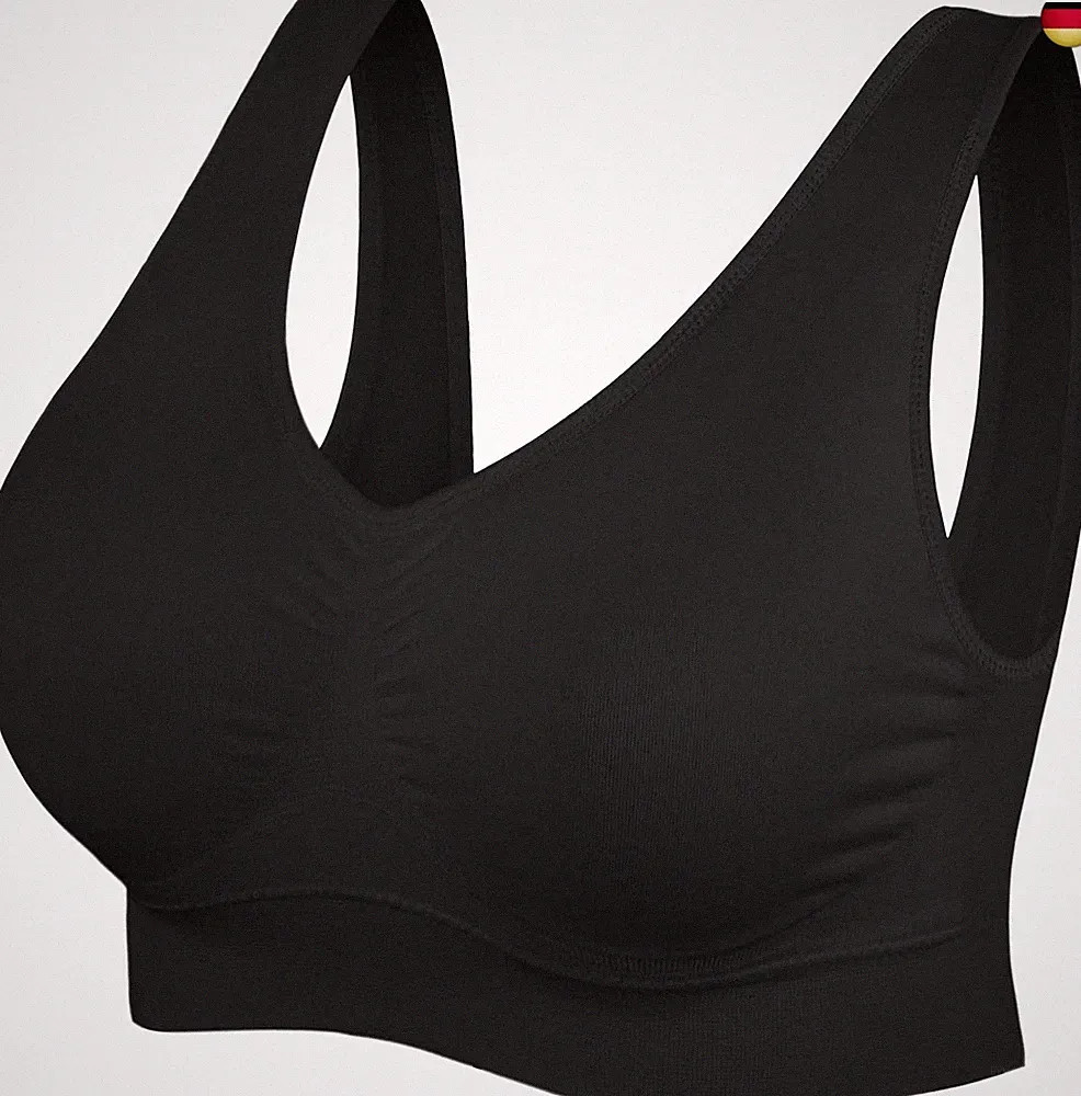 SIMIYA BH Damen ohne Bügel Bustier Damen große Brüste Schlaf BH Push up Sport BH