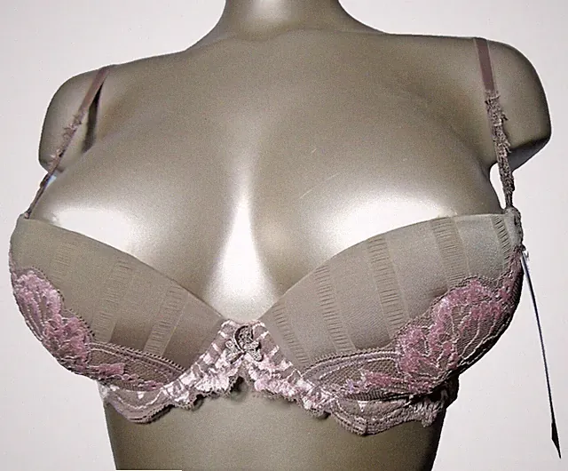 Simone Perele 'Amour' BH Gr. 70 C hellbraun Rosa-Spitze Neu m. Etikett, UB9