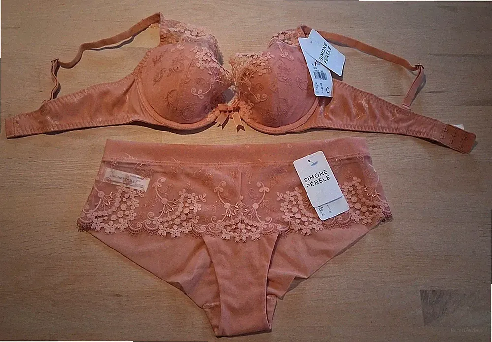 Simone Perele BH Set 70C S 36 Push up BH + Panty Neu mit Etikett NP 159,90€
