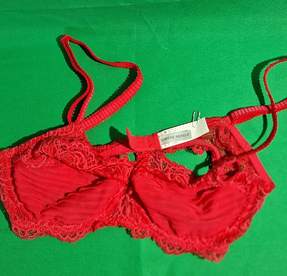 Simone Perele Damen Delice Full Cup Vollschalen BH, Coral halb durchsichtig