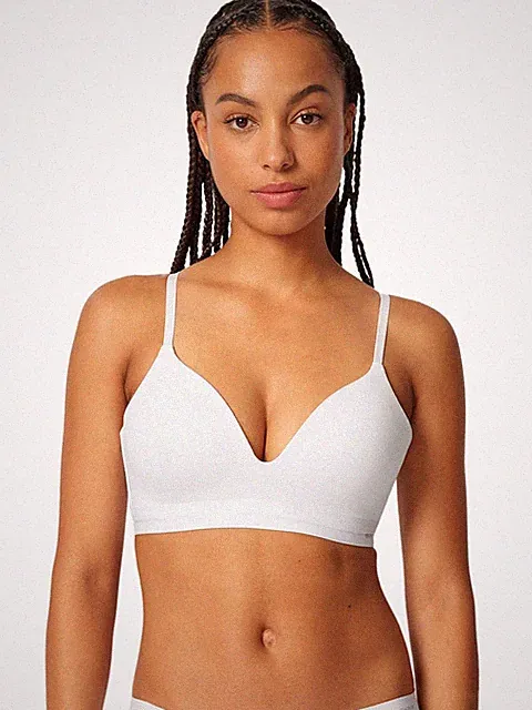 Skiny Damen Triangel gepaddet 082624 Smartouch in Black und White