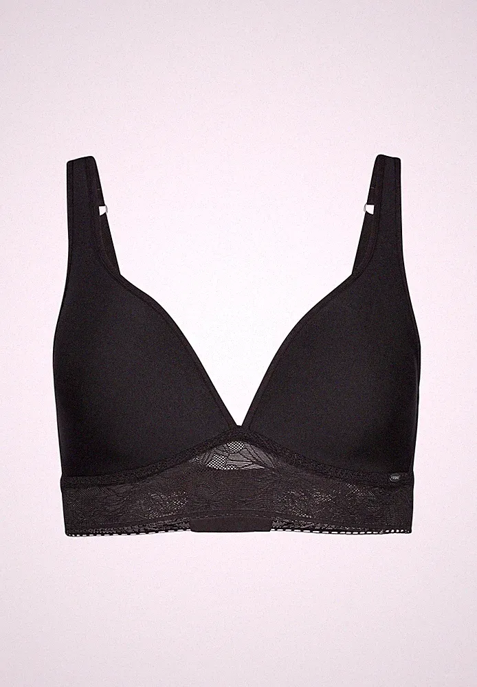 Skiny Damen Triangel Spacer BH Bra Micro Lace Black 70 - 85 A bis C Cup NEU