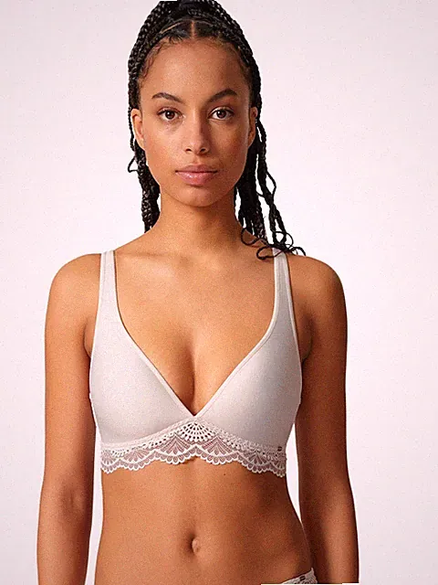 Skiny Damen Triangel Spacer Micrornaments Gr. 70-85 A-C in Angelwing und Black