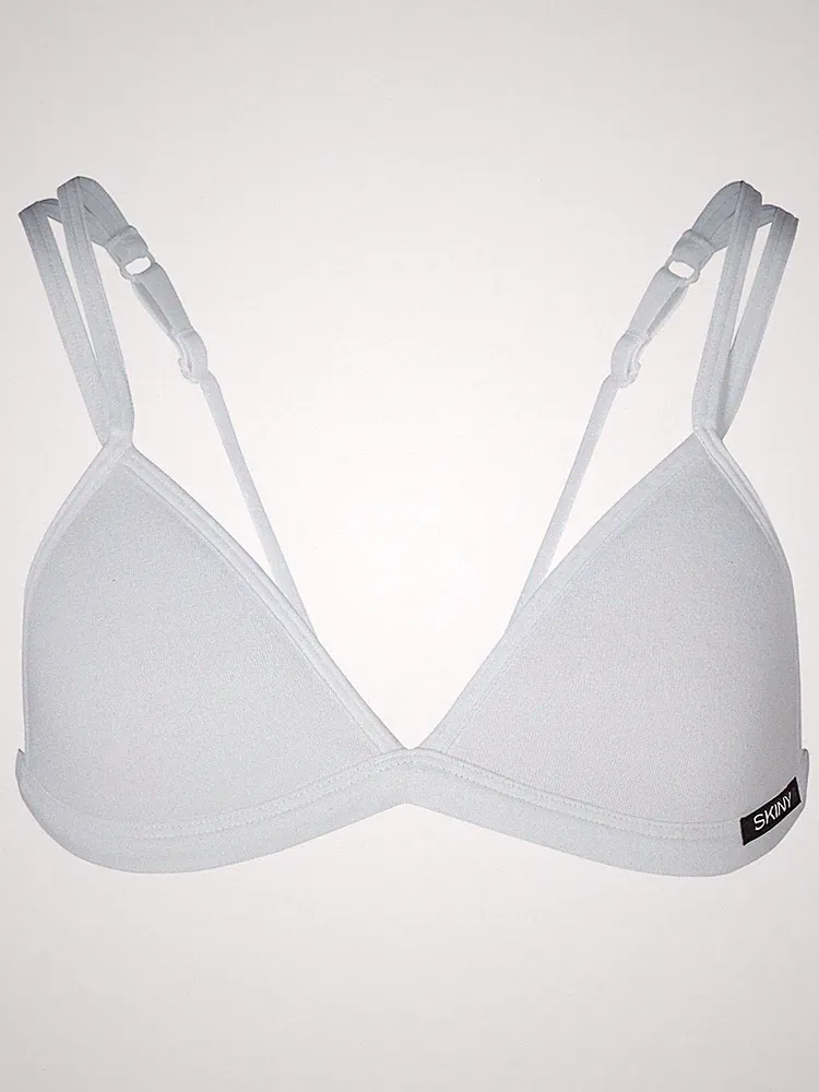 Skiny Mädchen Triangel BH ohne Bügel 085343 Cotton Essentials in drei Farben