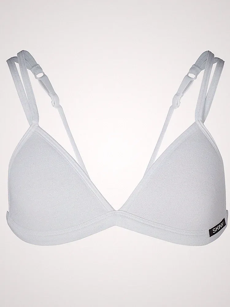 Skiny Mädchen Triangel BH ohne Bügel Cotton Essentials Gr.152-176 in zwei Farben