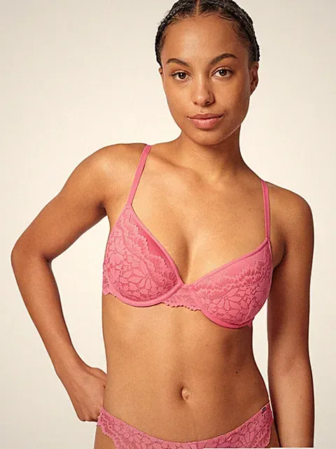 Skiny Spacer BH Wonderfulace Gr. 70-85 A-D in Rapture Rose und Withered Rose