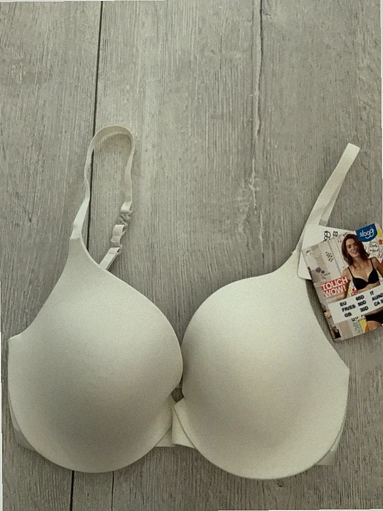 Sloggi Damen BH Gr. 65D Uni Creme Neu mit Etikett Top Zustand