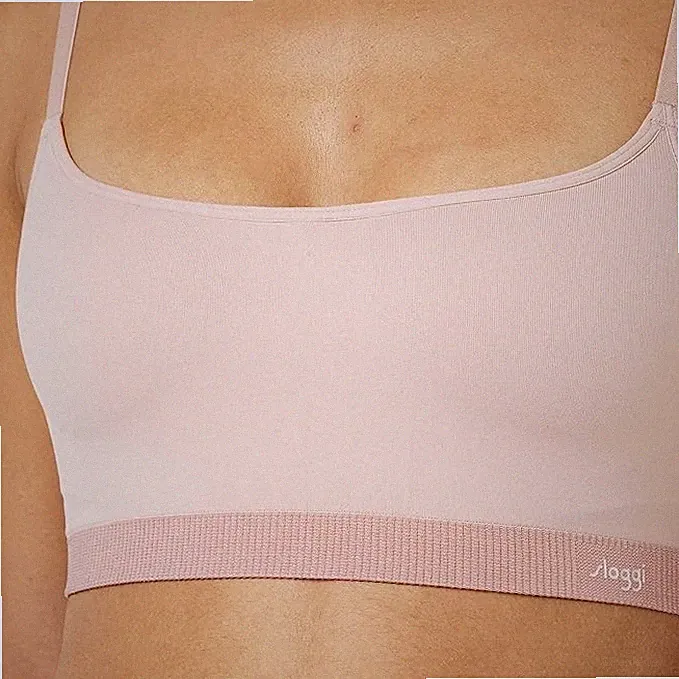 Sloggi Damen Bügelloser BH Ever Infused Aloe P herausnehmbaren Polstern Neu