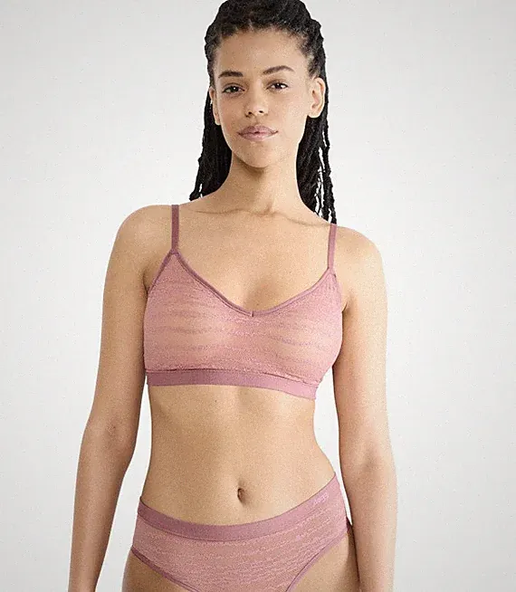 Sloggi FREE Evolve – Bügelloser Push-Up-BH aus PU-Spitze