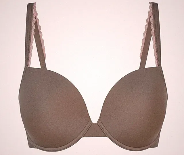 Sloggi gefütterter BH mit Bügel Invisible Sense Lace WHP 75B olive rosa NEU