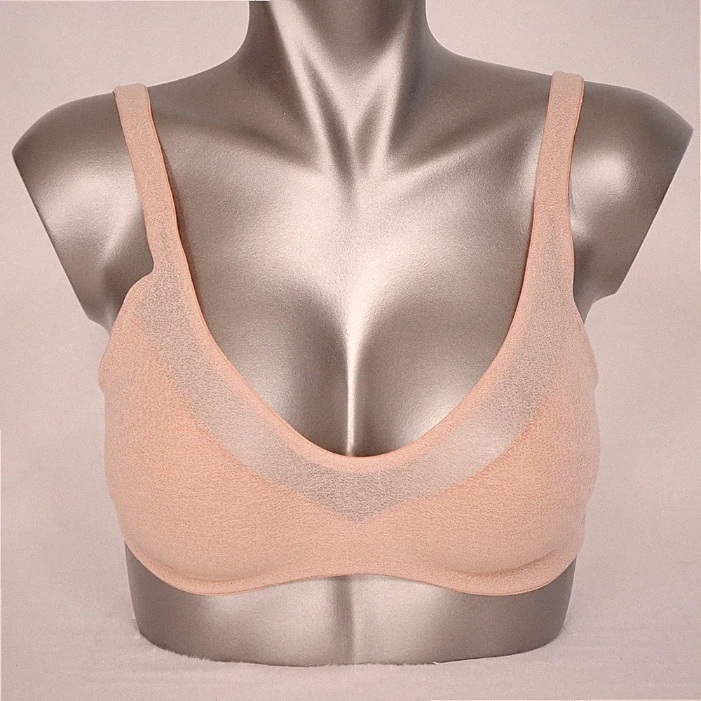 Sloggi Oxygene Infinite Soft Bra T-Shirt BH ohne Bügel 1195/3L nude beige NEU