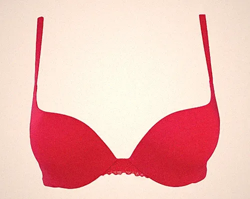 Sloggi Push-up BH mit Bügel Wow Lace WHP 70A rot / 85C graubraun NEU
