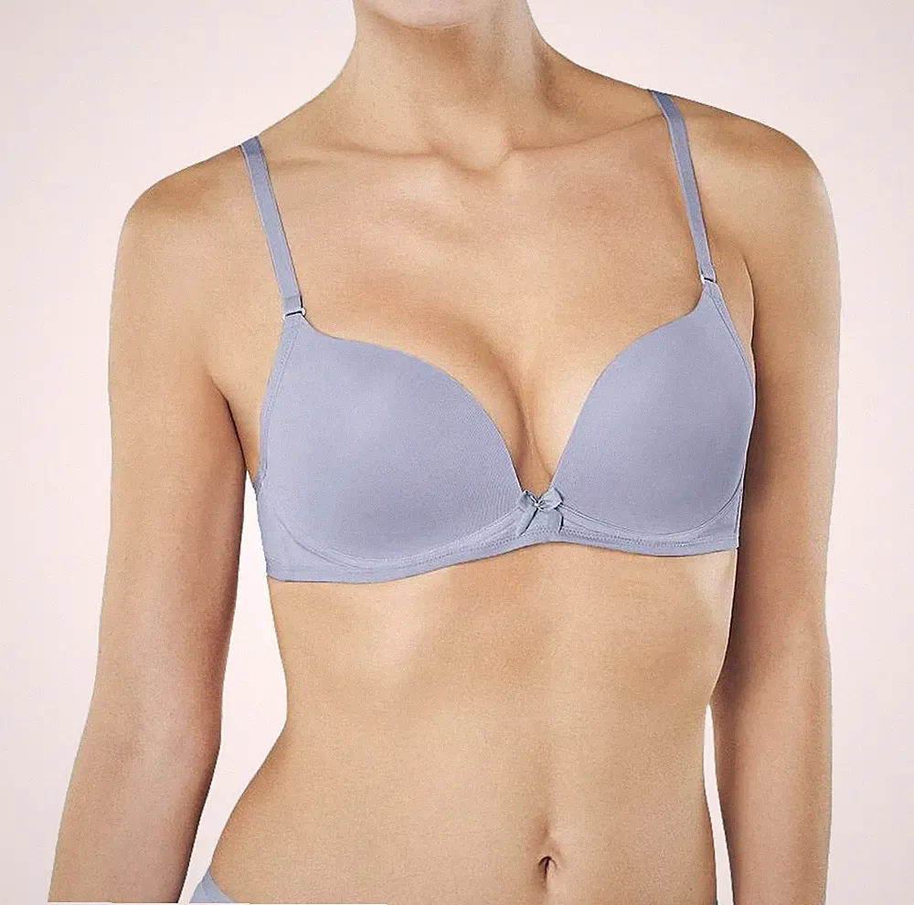 Sloggi Push-Up BH Wow Comfort PU Damen T-Shirt BH women bra dessous nahtlos neu