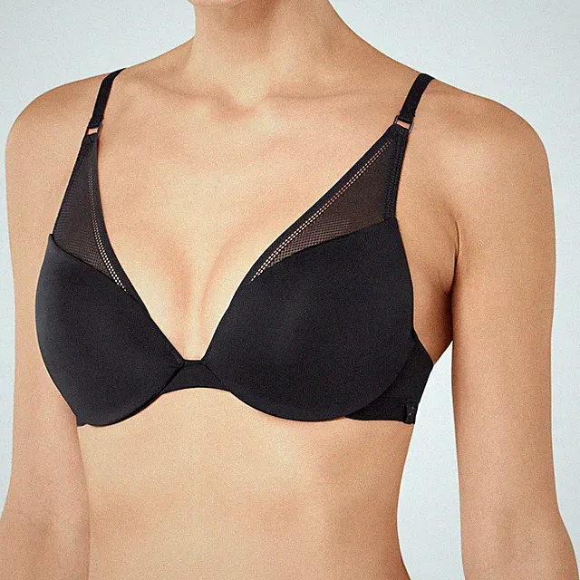 Sloggi S Symmetry WHU Damen Push-Up-BH mit Bügel Schwarz Neu
