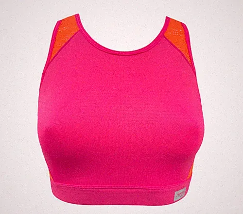 Sloggi Sport BH Triaction Move Fly Top S M pink orange NEU
