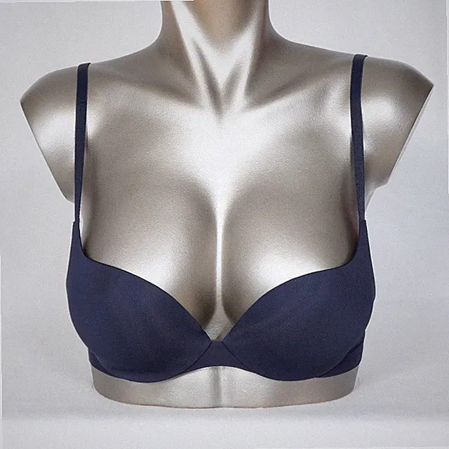 Sloggi Wow Breeze WHU Damen Push-up T-Shirt BH 00DC/DC dunkelblau mit Bügel NEU