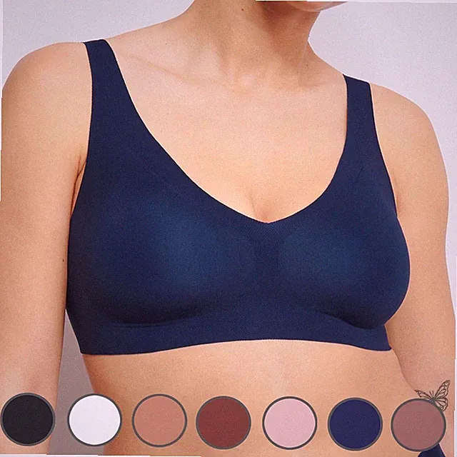 Sloggi ZERO Feel 2.0 Bralette BH, Saisonfarben, atmungsaktiv, leichter Halt, TOP