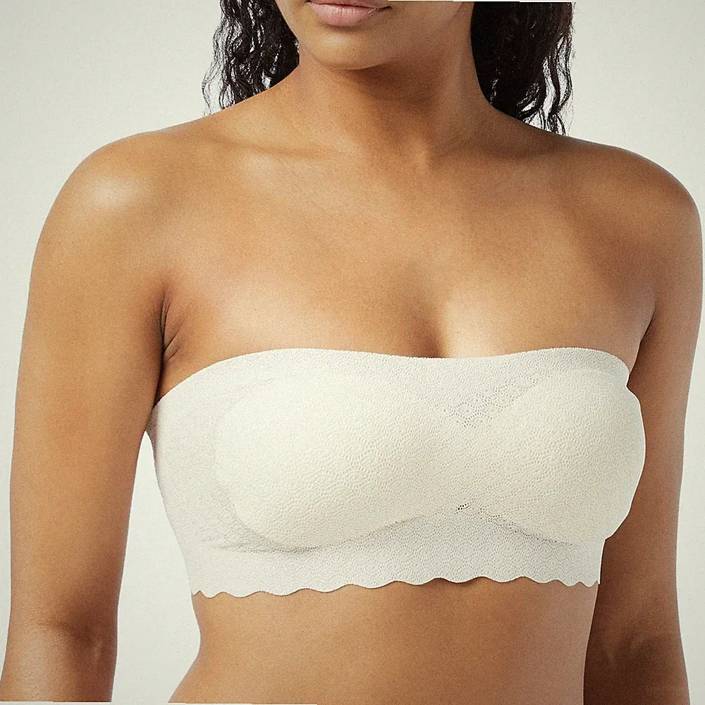 Sloggi Zero Feel Lace Bandeau Farbe: Elfenbein (Angora) PB/6308 Größe: M