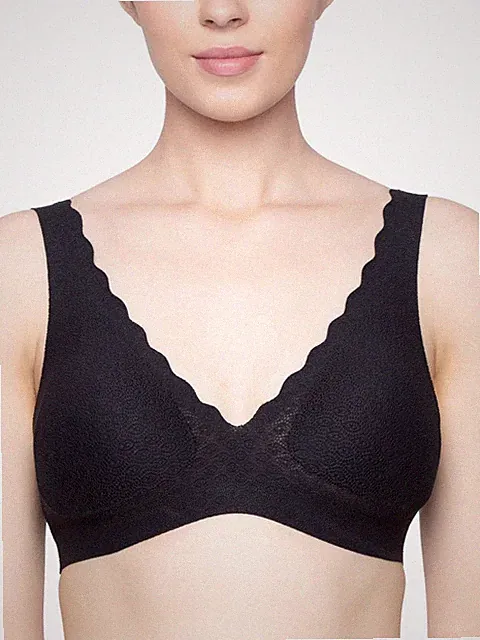Sloggi Zero Feel Lace Bralette Ohne Bügel Damen BH Größe: XS