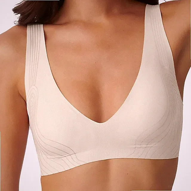 Sloggi Zero Feel N 2.0 Damen BH Bügellos Gr. XS Angora