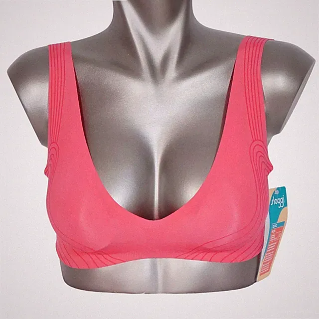 Sloggi ZERO Feel N 2.0 Schalen Soft BH ohne Bügel 00IY/IY pink gepolstert NEU