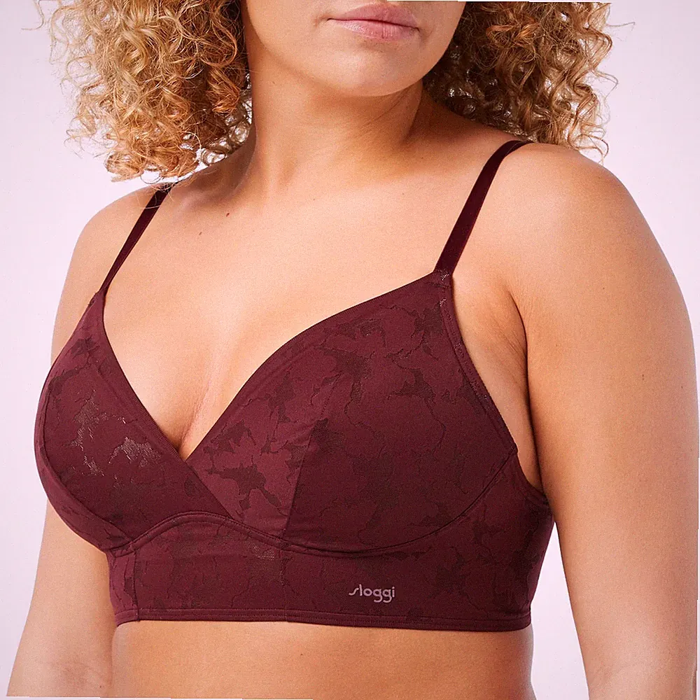 Sloggi Zero Lace 2.0 Longline Bra Ohne Bügel Damen BH Größe: M