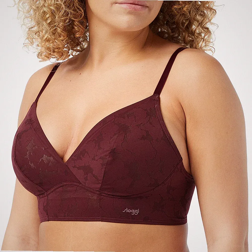 Sloggi Zero Lace 2.0 Longline Bra Ohne Bügel Damen BH Größe: XS