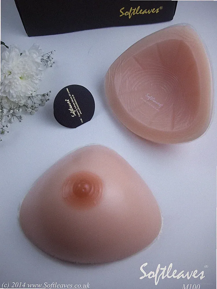 Softleaves M100 Silikon Brustformen mit Riemen oder ohne Riemen konkav Set