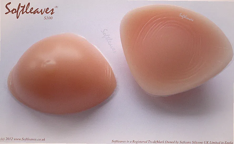 Softleaves S100 Silikon Brustvergrößerer für Hochzeitskleid hell Push up BH