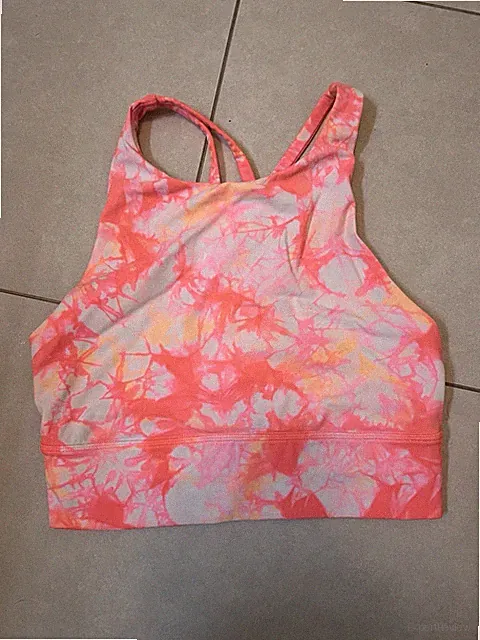 Sommerliches Top in Knallfarben von Lululemon Gr 4 für Damen