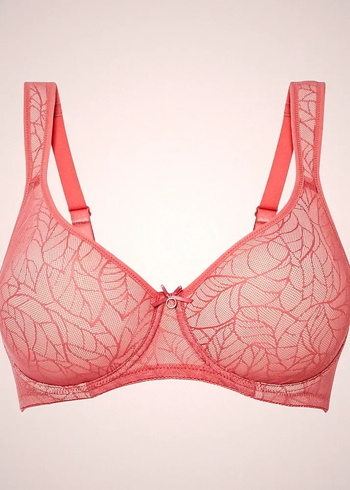Spacer BH mit Bügel Gr. 75 Cup C Pastellrose Cremerosa Damen-Unterwasche Bra Neu