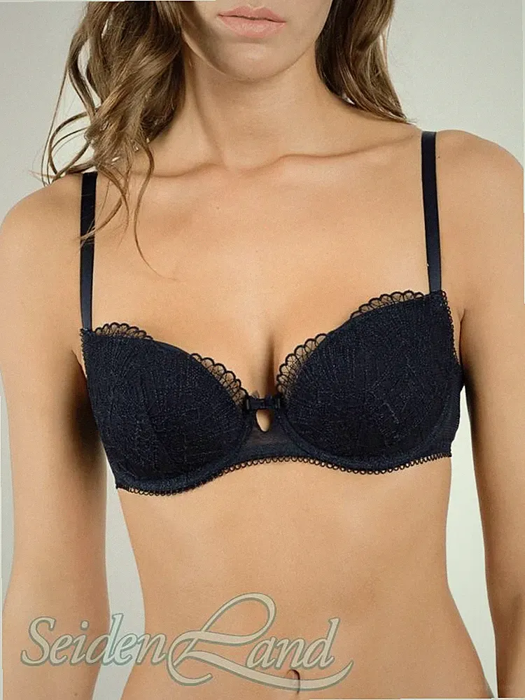 Spitze Balconette BH WHISPER von Maisonlejaby dunkelblau oder weiß