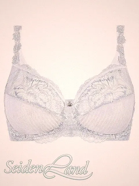 Spitze Soft Cup BH bügellos PEONY FLORALE N by Triumph hellblau oder schwarz