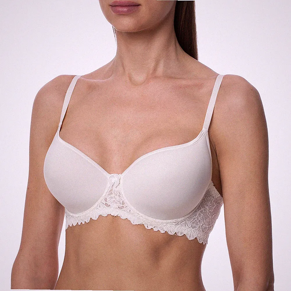 Spitzen Minimizer BH mit Bügel Sexy Push Up Bandeau Große größen Entlastungs